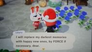 Tiffany with a player in Animal Crossing (Image via Tumbex)